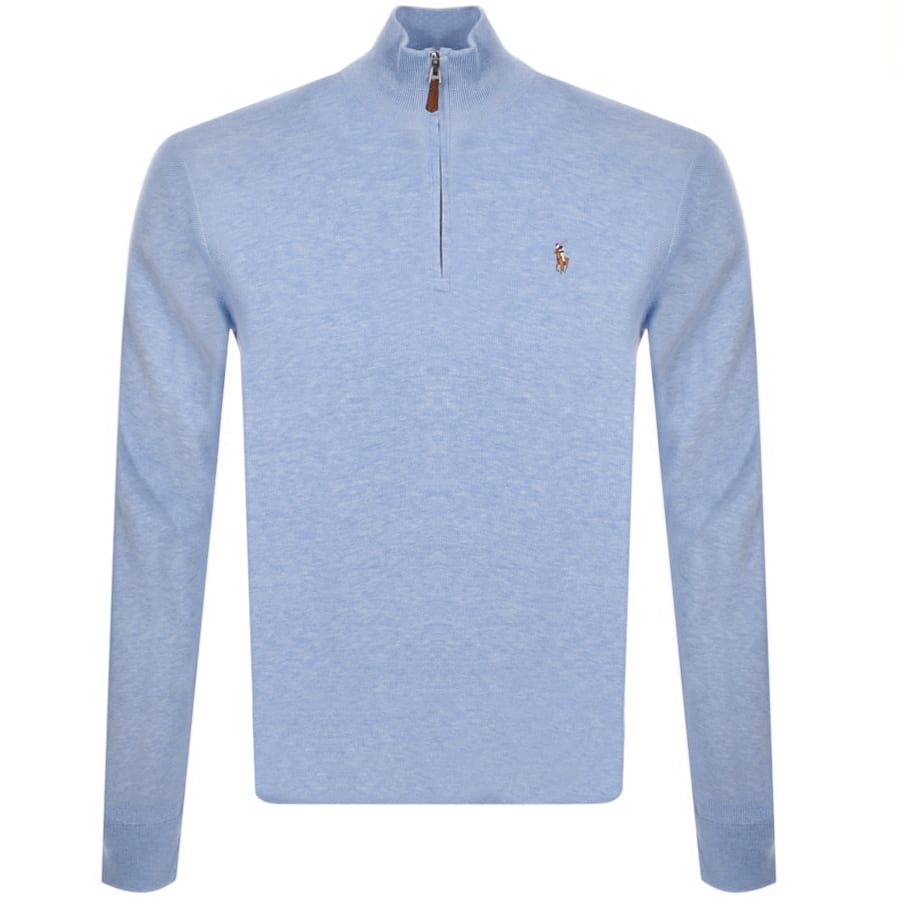 Alternative Image for ProductRalph Lauren Half Zip Sweatshirt Blue1